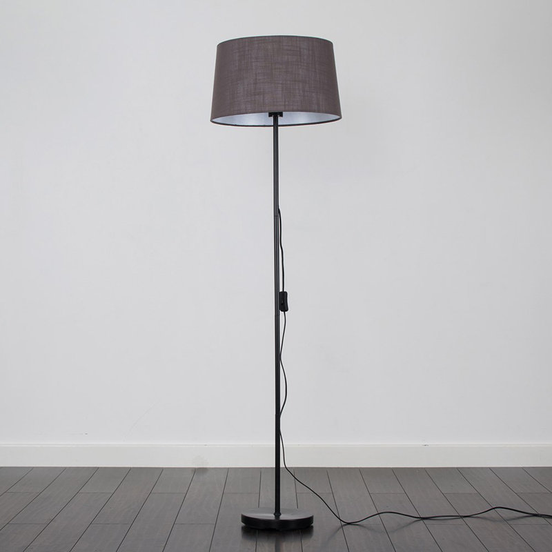 Bekbele 147cm Black Traditional Floor Lamp, No Bulb, Dark Grey