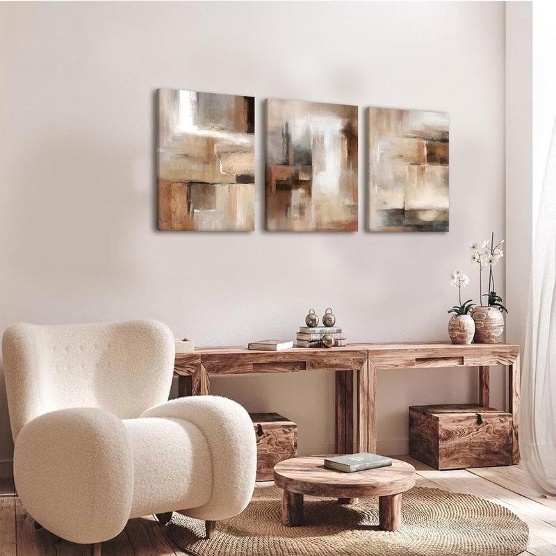 3 Piece Wrapped Canvas Wall Art