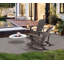 Chaise Adirondack en bois massif Tulare-365296347