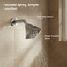 Ensemble de pommeau de douche Kohler 1030635-CP seulement, fonction unique, fini chromé poli