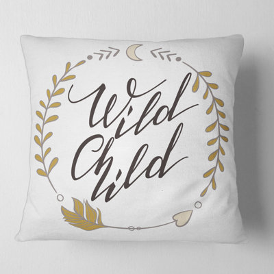 Housse et insert de coussin Wild Child