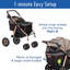 Poussette standard pliable Pet Rover Titan HD-88522816