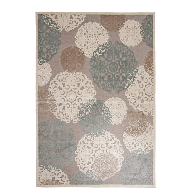 Declan Grey/Tan/Ivory Area Rug
