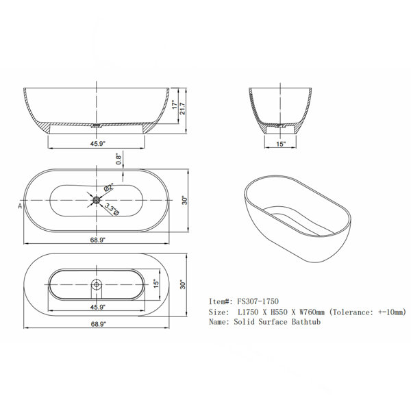 Dimensions du produit