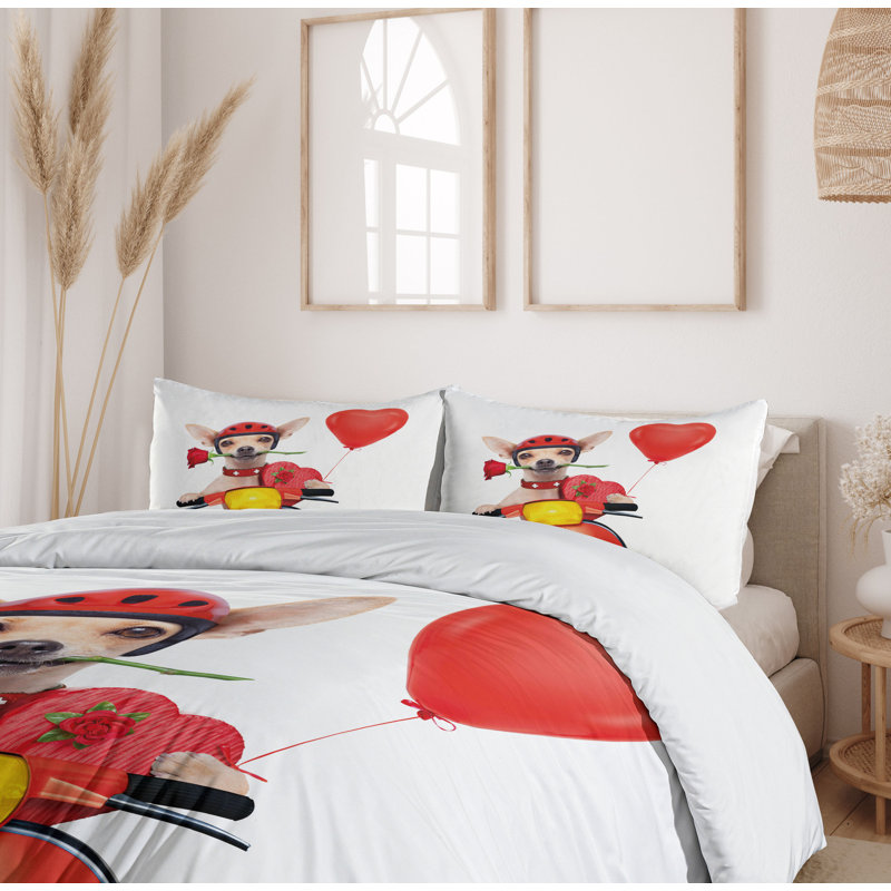 No Duvet Cover, Queen Duvet Cover + 2 Standard Shams