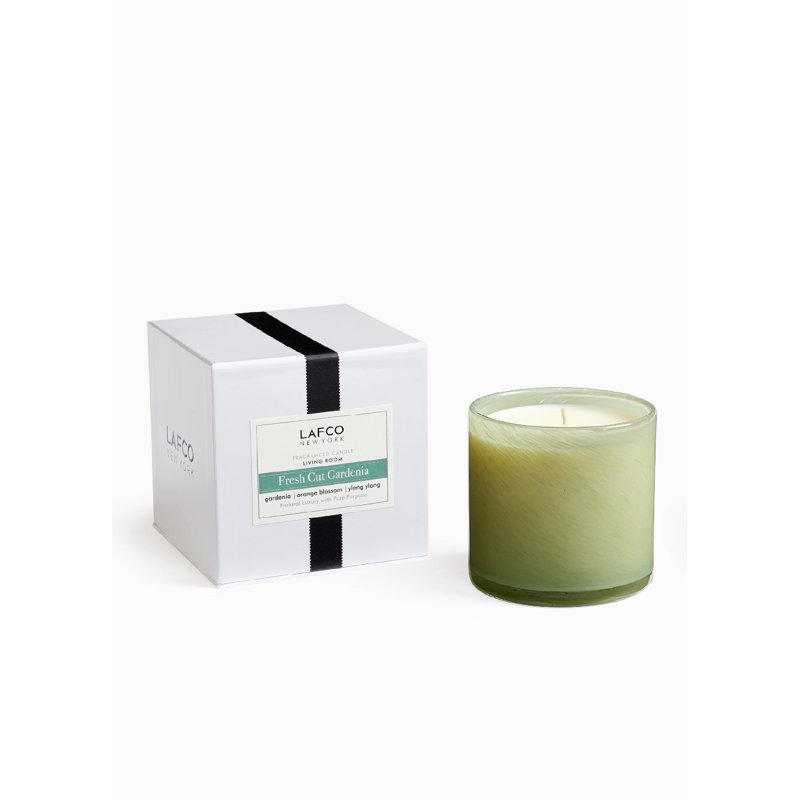 Fresh Cut Gardenia Scented Jar Candle, 4" H x 4" W x 4" D