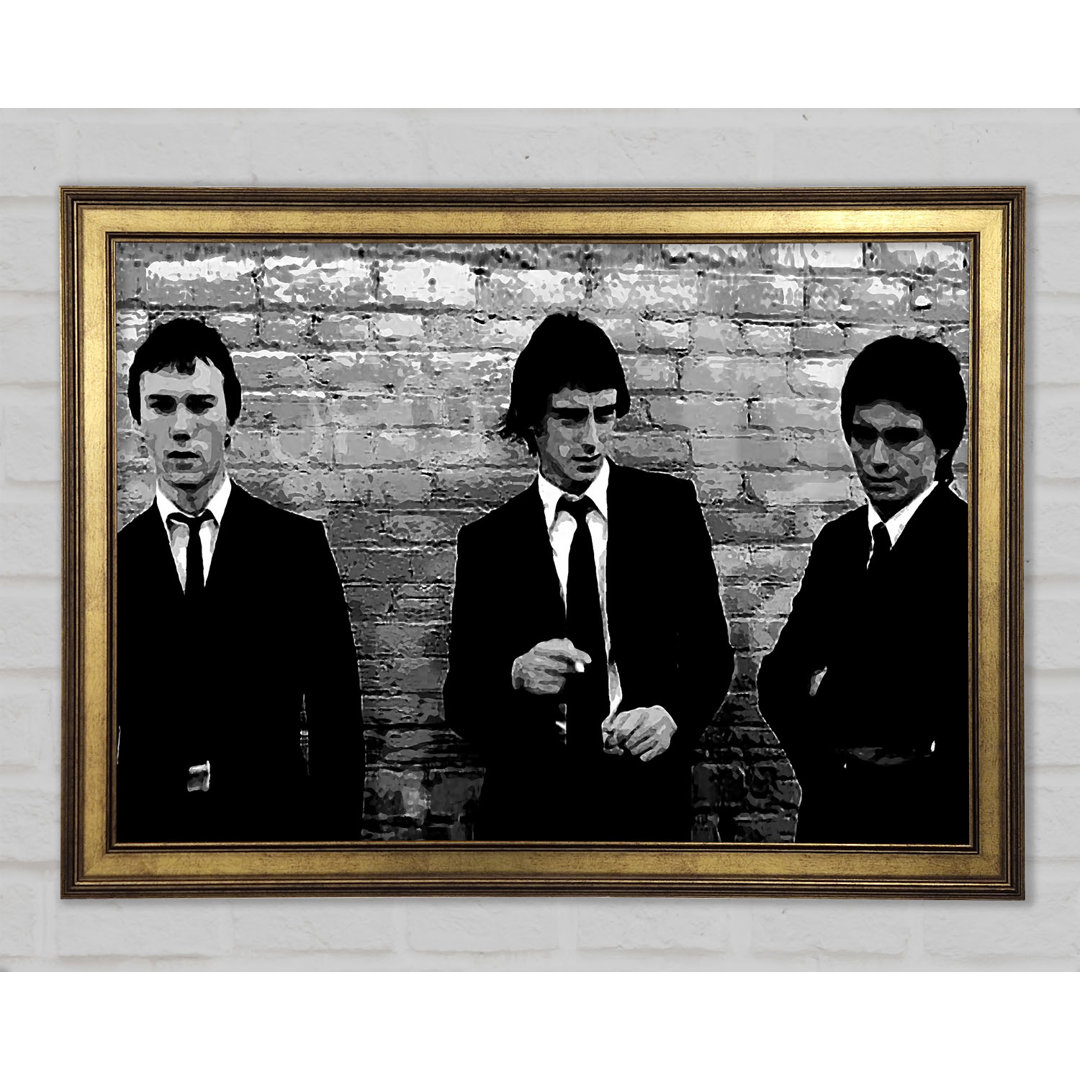 The Jam Retro B N W - Druck