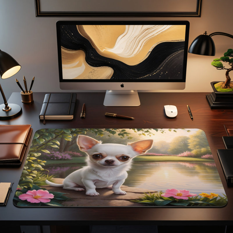 Polyester Desk Pad, 31.5x15.5