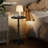 Small Round Side Table With Metal Leg For Small Spaces 