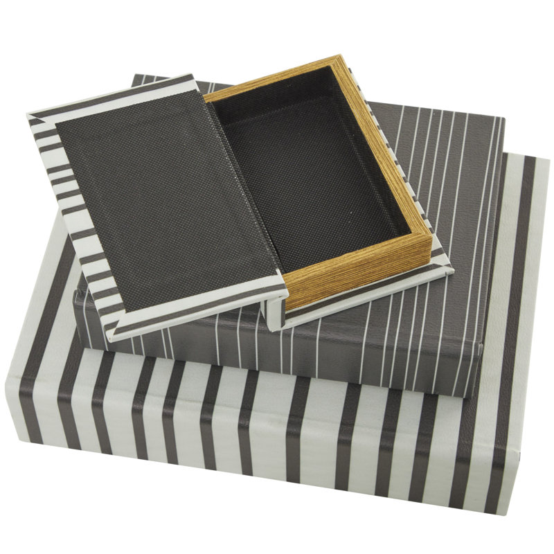 3 Piece Paper Book Box Set