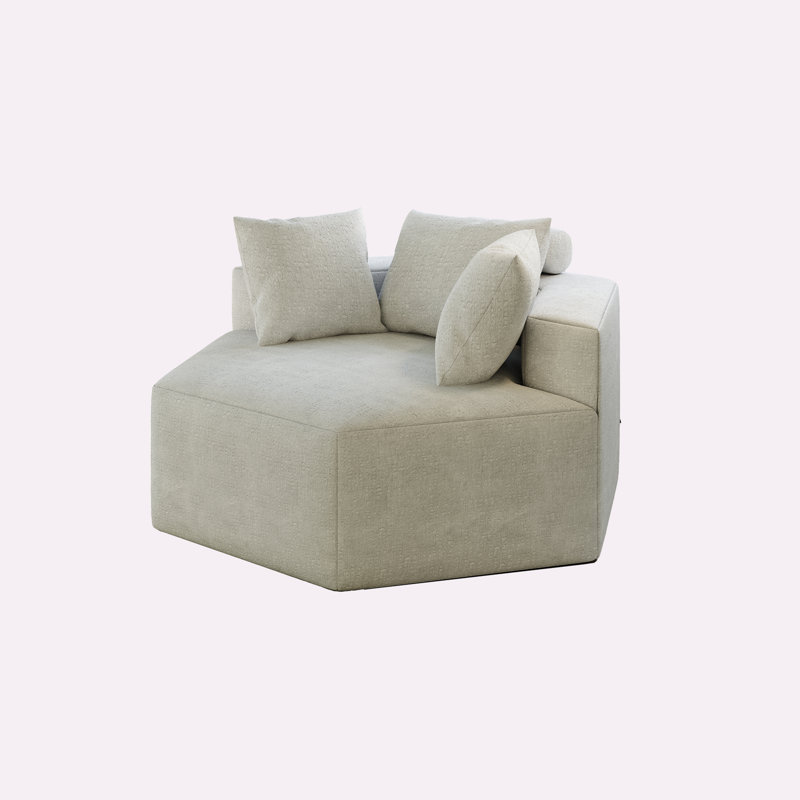 Canapé simple 54 po, Beige