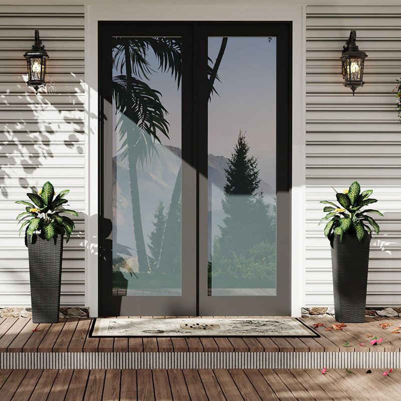 Planter, 60cm H x 22.7cm W x 22.7cm D, Black