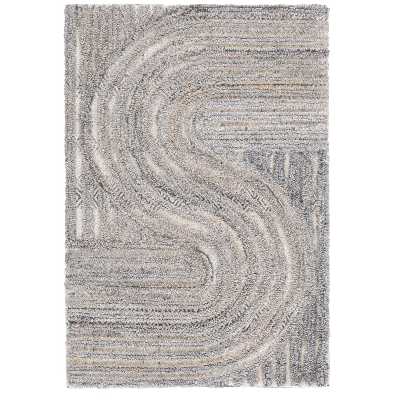 Baylay Hand Tufted Abstract Indoor Rug, Rectangle 2' x 3'