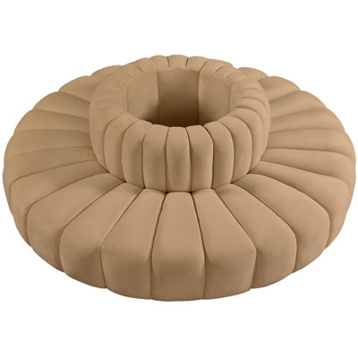 Hite Upholstered Curved Sectional Reversible