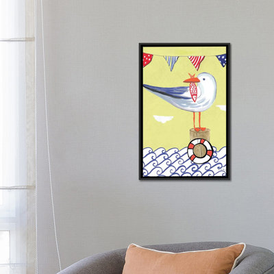 «Coastal Bird II» par Farida Zaman - reproduction d'art sur toile tendue