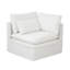 Fauteuil d'appoint d'angle rembourré et modulaire-642595659