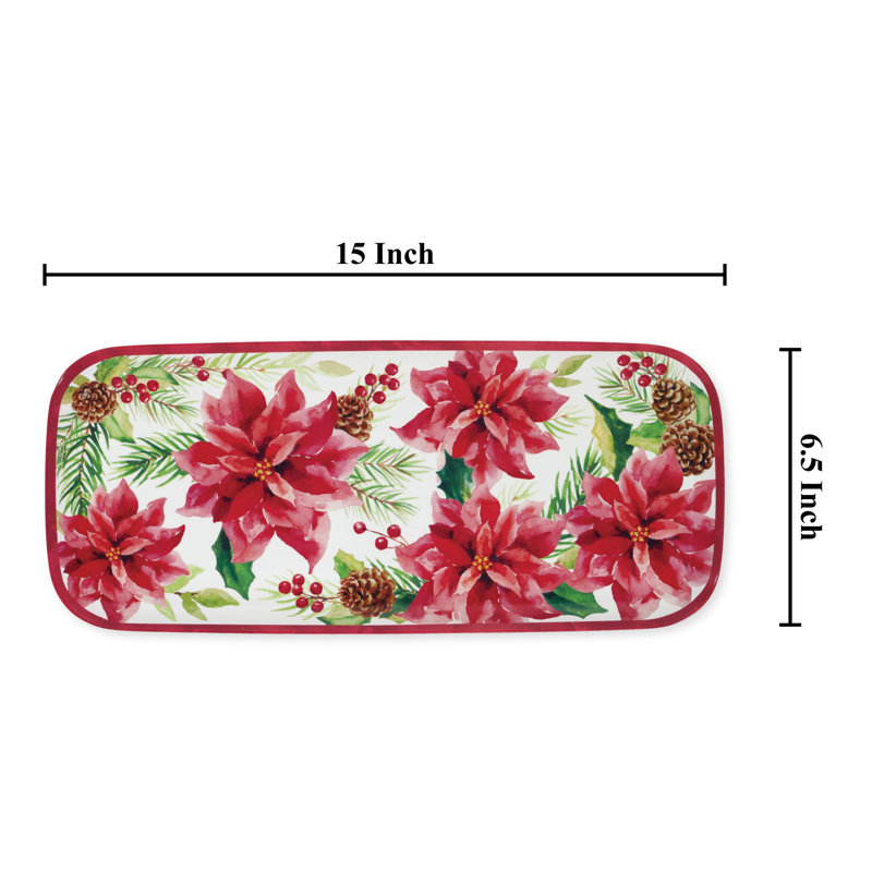 Hermelinda Melamine Tray - Set of 2