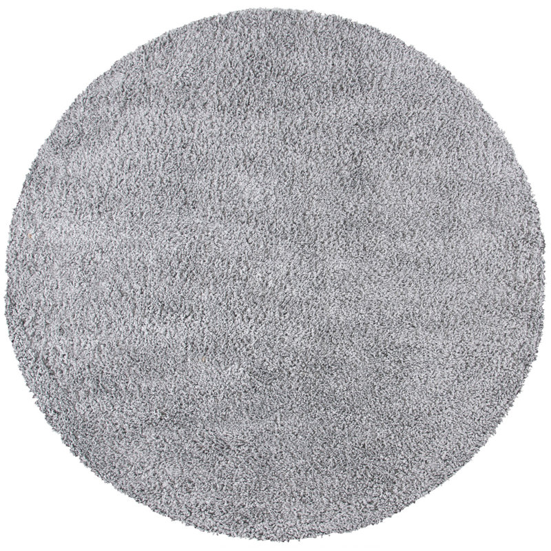 Westham Shag Performance Solid Color Rug, Round 5'
