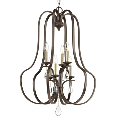 Luminaire suspendu géométrique 6 lumières unique Valeria
