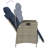 2 - Person Patio Dining Set with Square Table , Cushions Included