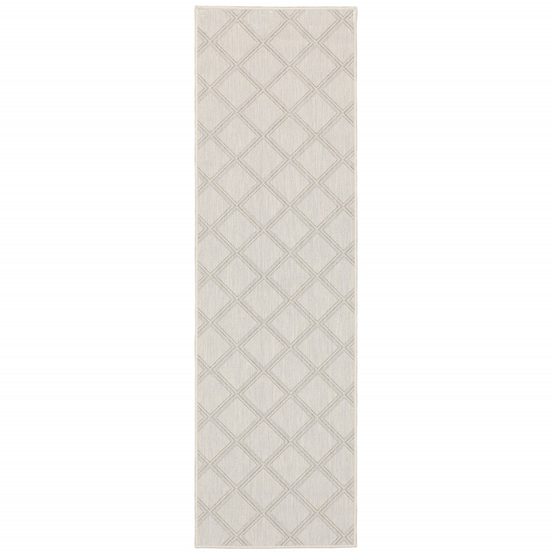 Tapis intérieur / extérieur Sechura, Tapis de couloir de 1 pi 10 po x 7 pi 3 po