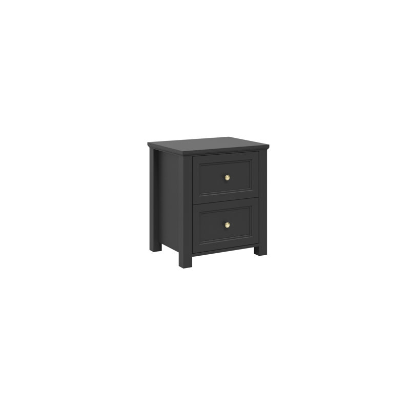Byrone Bedside Cabinet, Black