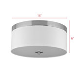 Broyles Fabric Flush Mount