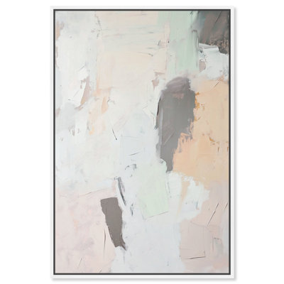 Toile de velours oxydé minimaliste boho par Art Remedy