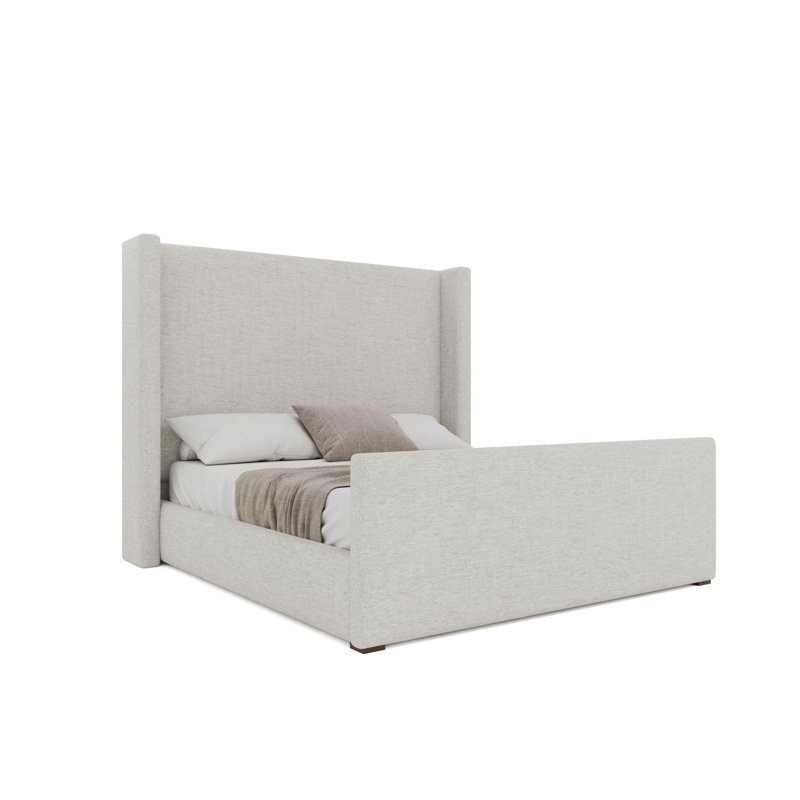 Lit de pied de lit Aylet Luxe, Crème, Très grand