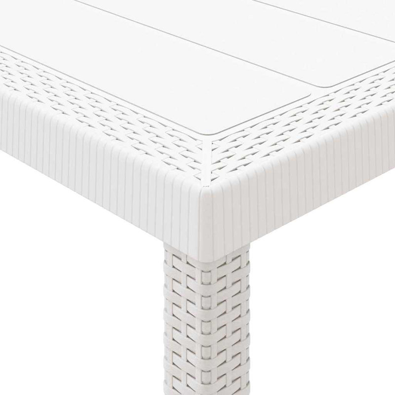 Garden Table, 73cm H x 350cm W x 100cm D, White