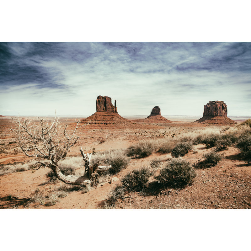 Monument Valley Park In Arizona In USA by Benemaleistock - Wrapped Canvas Print, 61cm H x 91cm W x 3.8 cm D