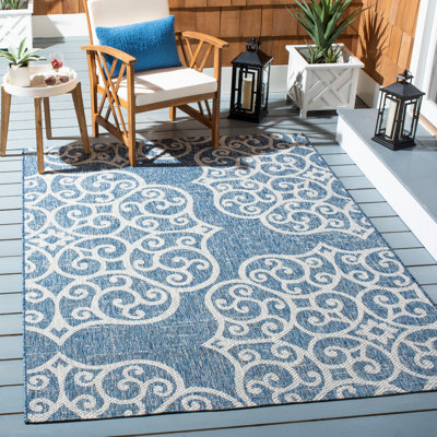 Dellen Performance Geometric Indoor/Outdoor Area Rug