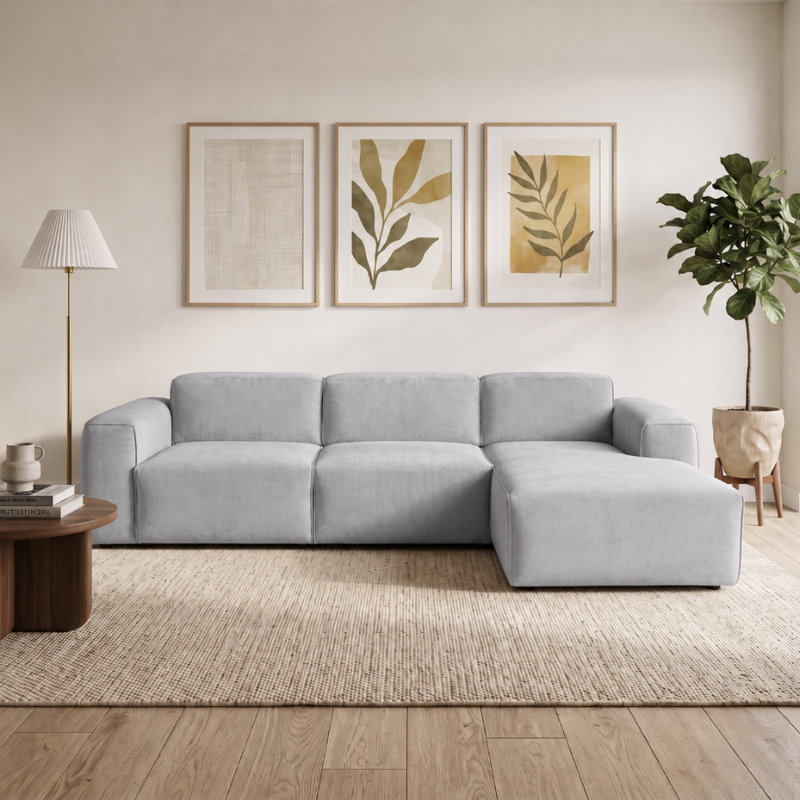 Romunda 3 Seater Sofa Bed, Right Hand Facing