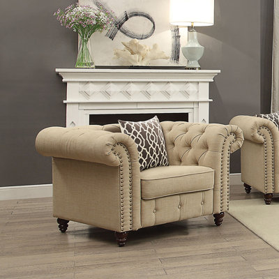 Chaise d'appoint avec coussin, chaise confortable