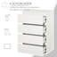 4 Drawer 55cm W Tallboy