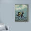 « black labrador tandem », reproduction d’impression sur toile tendue-33421452