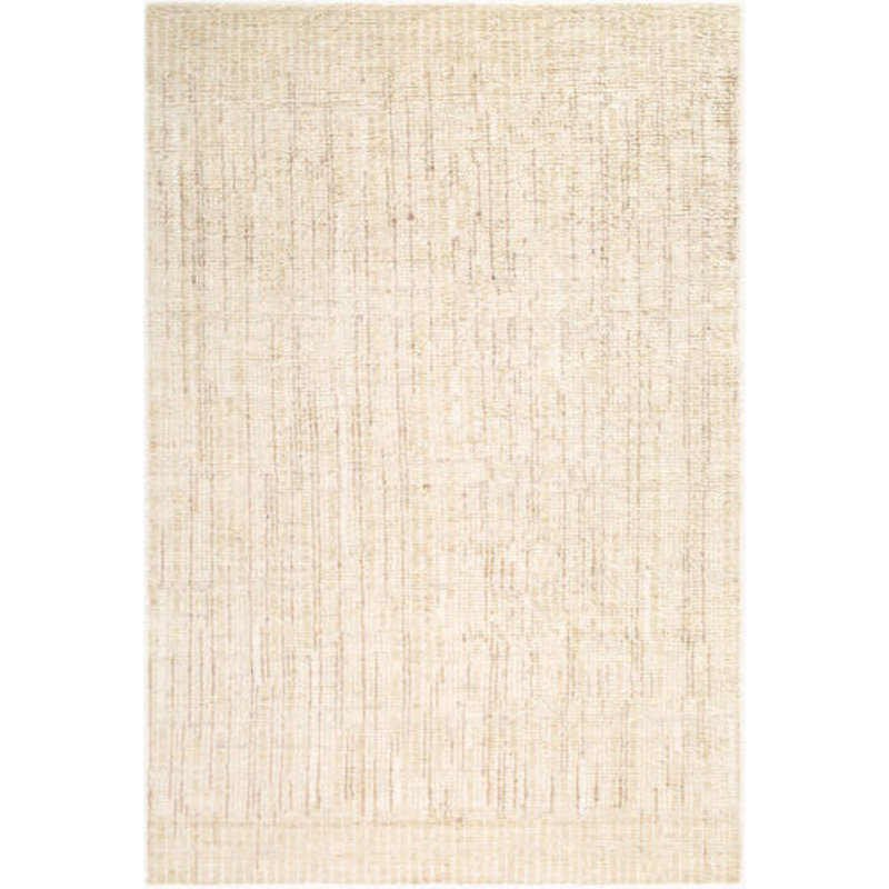 Cyra Hand Knotted Wool Abstract Area Rug, Rectangle 8' x 10'