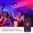 4-Light Rotatable Smart LED Track Light Kit, Dimmable Track Lighting Colour Changing with Remote