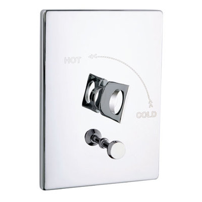 Fresh Square Pressure Balance T and S Complete with Valve
