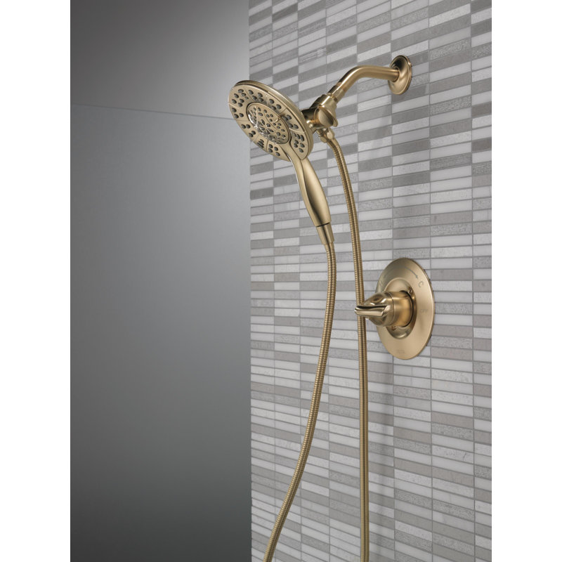 Ensemble de robinet de douche à fonction unique Arvo, ensemble de garniture de douche avec pomme de douche double In2ition et valve