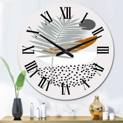 Horloge murale surdimensionnée