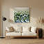 «Botanical Snowdrops», art mural en métal vert-1817483747
