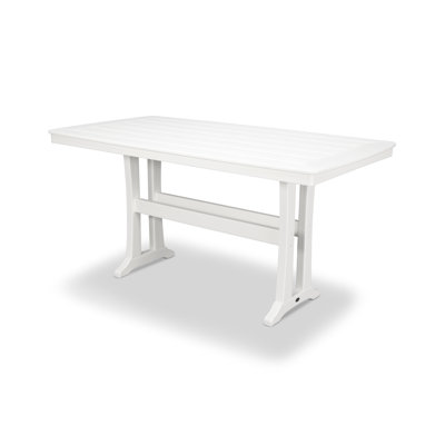 Nautical Trestle 38" x 73" Counter Table