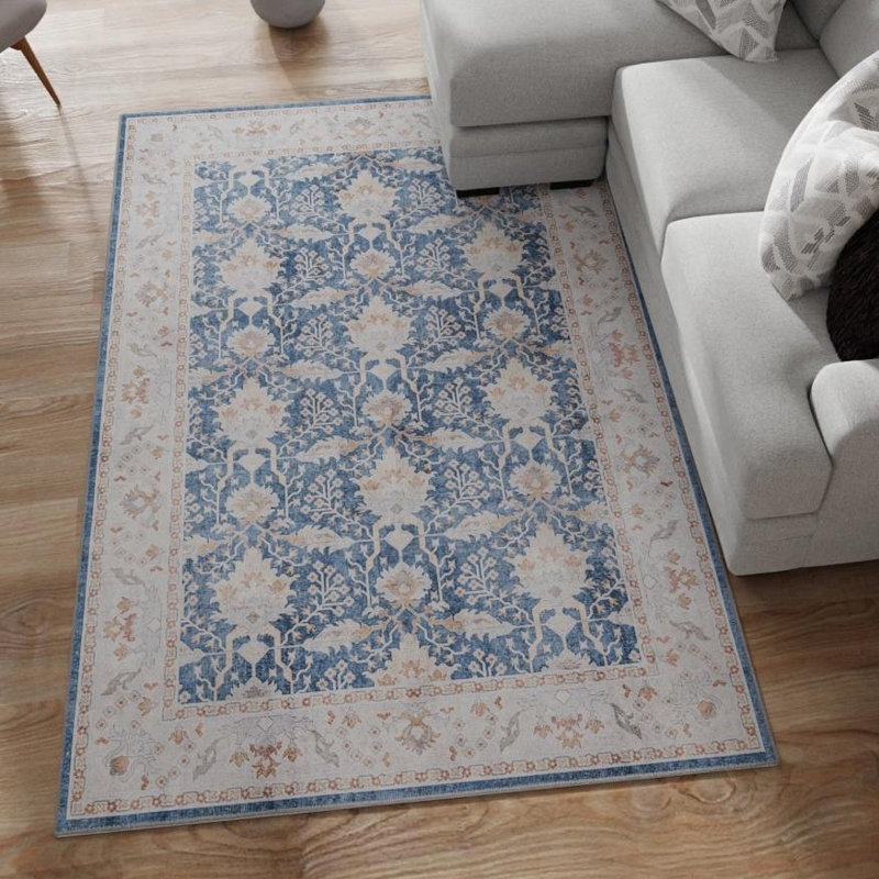 Bungalow Rose Dinah Timeless Rug, Rectangle 7 pi 10 po x 10 pi
