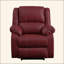 Fauteuil inclinable berçant en cuir synthétique