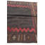 Tapis carré noir 4 pi Parrett