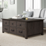 Table basse à 4 pieds avec rangement Westhoff
