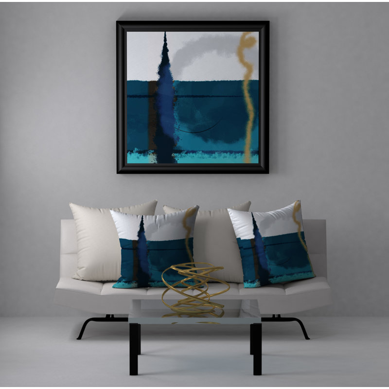 Housse de coussin décorative carrée renommée, 20 po x 20 po