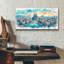 «Barcelona Watercolor» par Rey Klimt, art mural en verre acrylique-1427474438