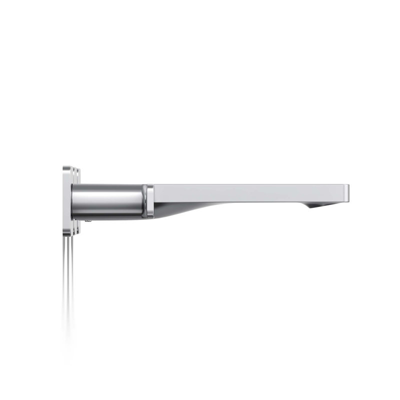 Parallel Wall Mount Bath Filler Trim, Polished Chrome